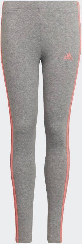 Adidas Performance sportlegging grijs melange/koraal
