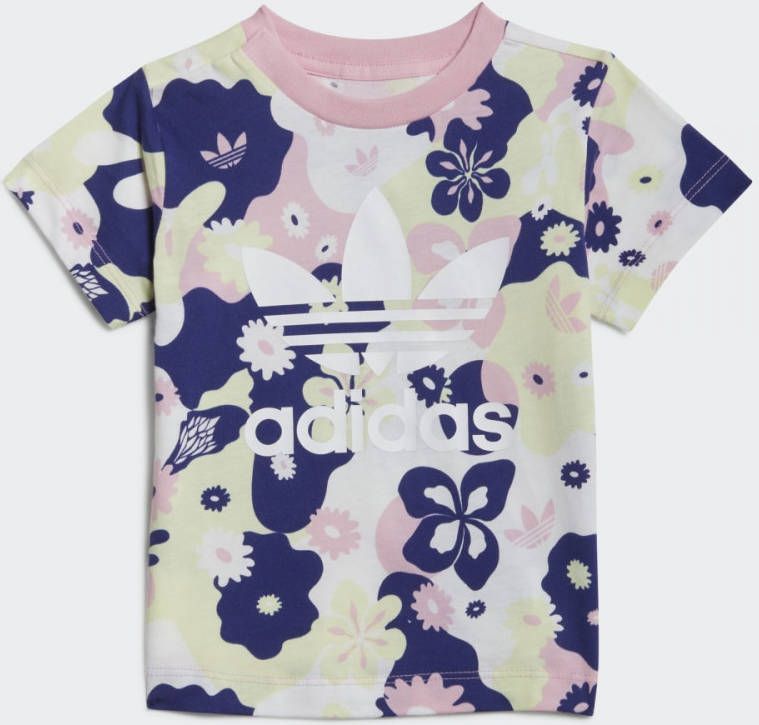 Adidas Flower Allover Print Baby T Shirts