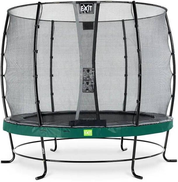 EXIT Toys Exit Elegant Trampoline Met Veiligheidsnet Economy Rond 366 Cm Groen