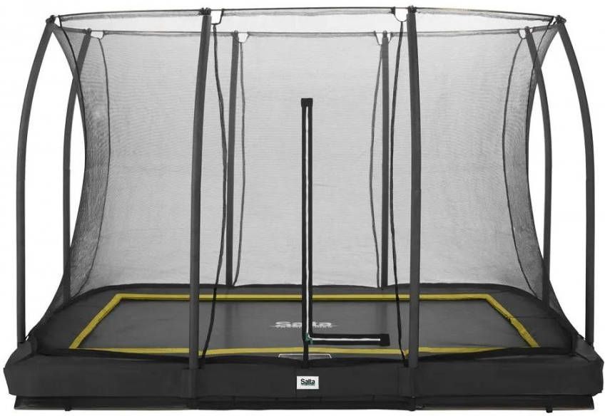 Salta Comfort Edition Ground Trampoline met Veiligheidsnet 305 x 214 cm Zwart