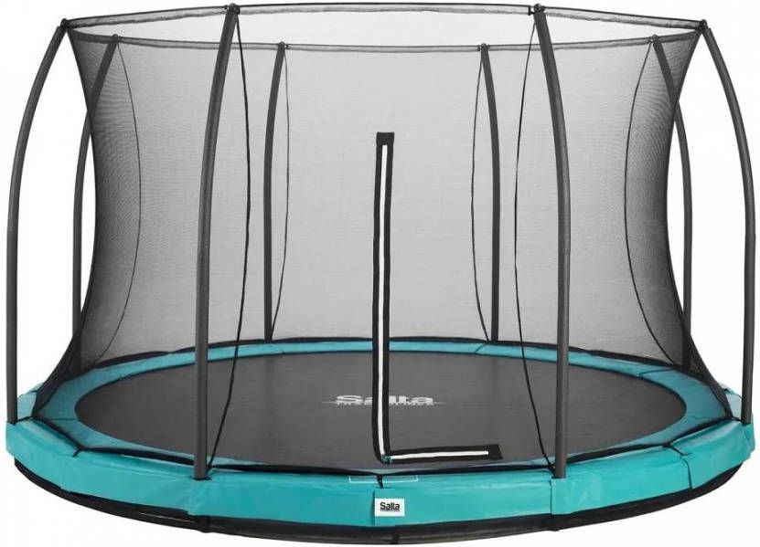 Salta Comfort Edition Ground Trampoline met Veiligheidsnet 366 cm Groen