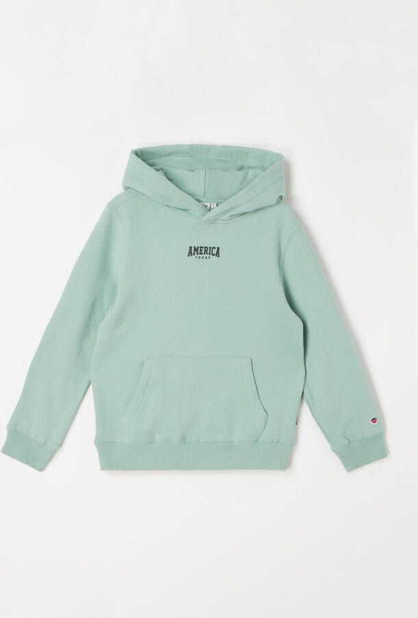 America Today Jongens Hoodie South Hood Jr Groen