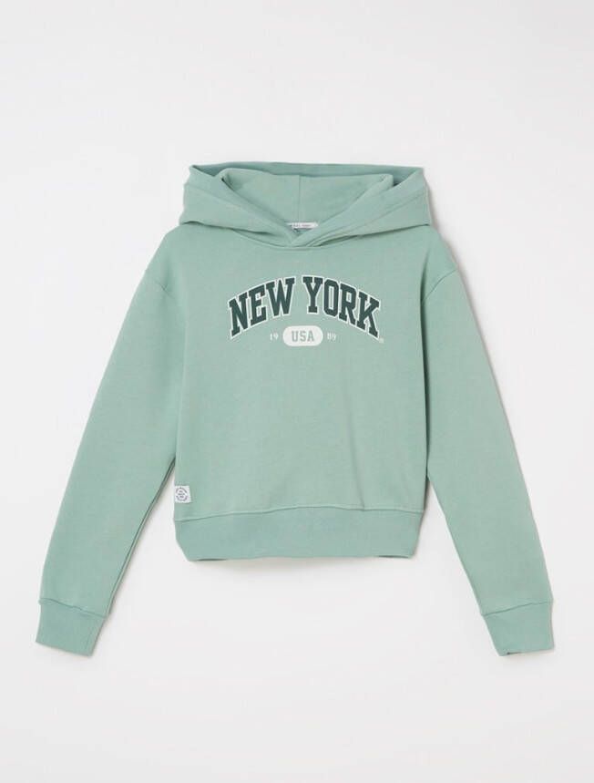 America Today Meisjes Hoodie Selena Jr Groen