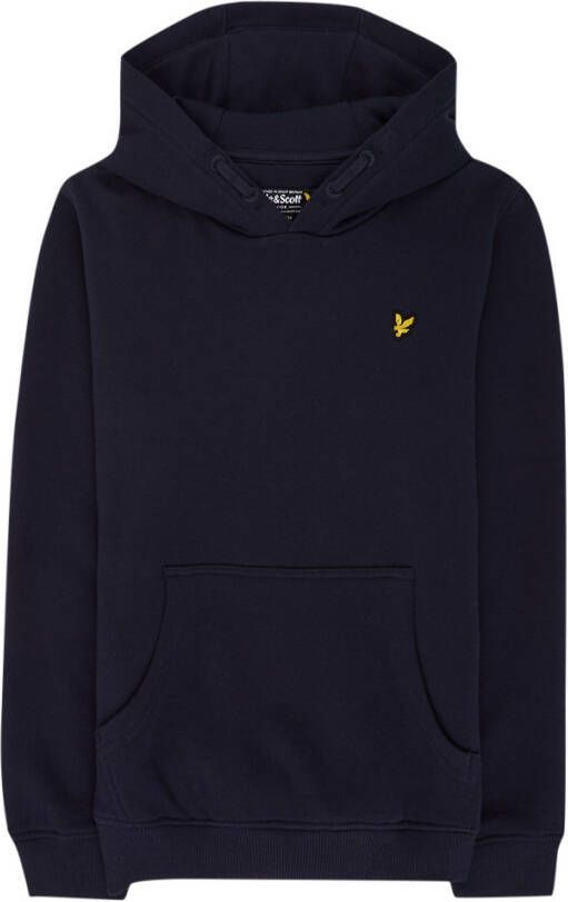 Lyle & Scott ! Jongens Trui Maat 140 Donkerblauw Katoen/polyester