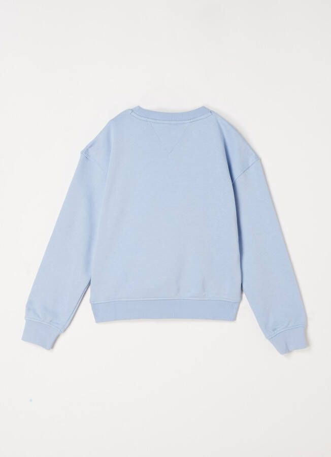 Tommy Hilfiger Blauwe Sweater Essential Cnk Sweatshirt L
