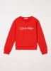 Calvin klein JEANS sweater met logo rood online kopen