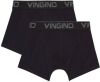 Vingino ! Jongens 2-pack Boxer Maat 152 Zwart Katoen/elasthan online kopen