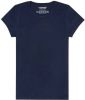 Vingino ! Meisjes Shirt Korte Mouw Maat 128 Donkerblauw Katoen/elasthan online kopen