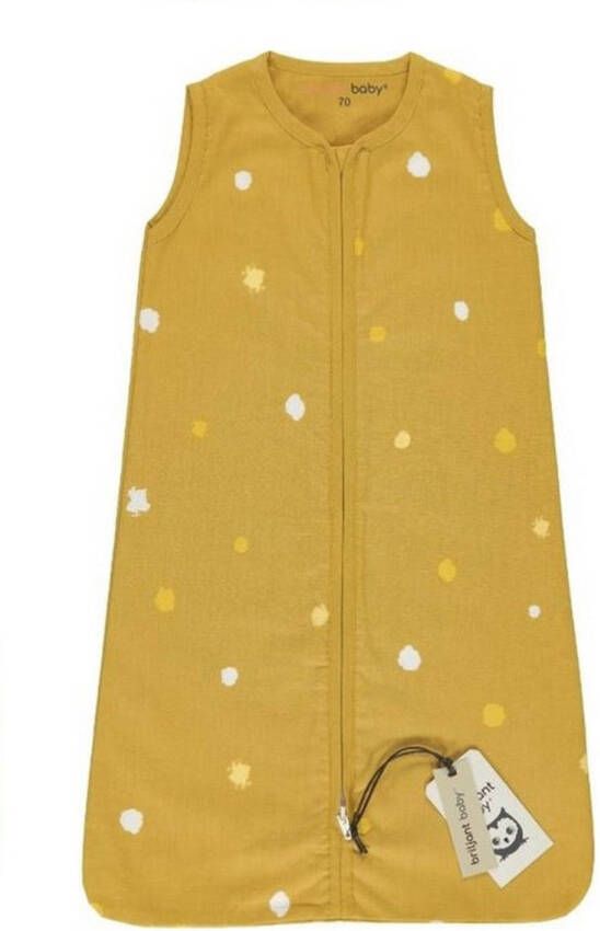 Briljant Baby Zomerslaapzak Katoen Sunny Oker 70cm