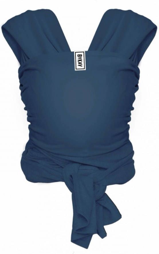 Merkloos Bykay Draagdoek Stretchy Wrap Deluxe Blauw