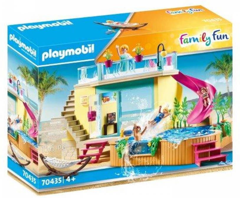 Playmobil Family Fun Beach Hotel Bungalow with Pool(70435 )
