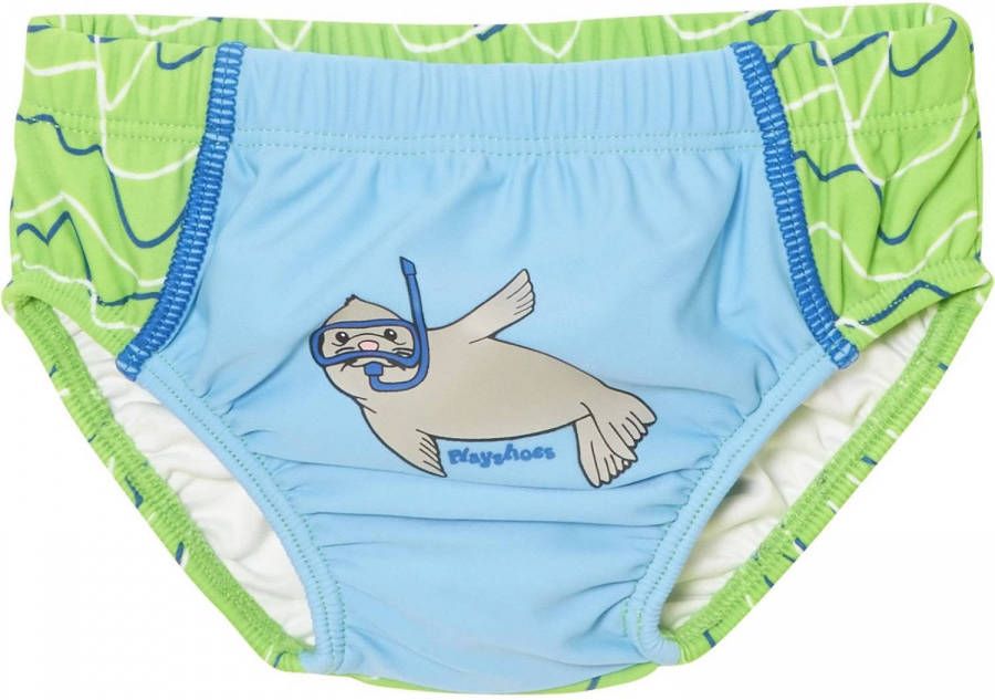 Playshoes Zwemluier Uv werend Groen Jongens/68