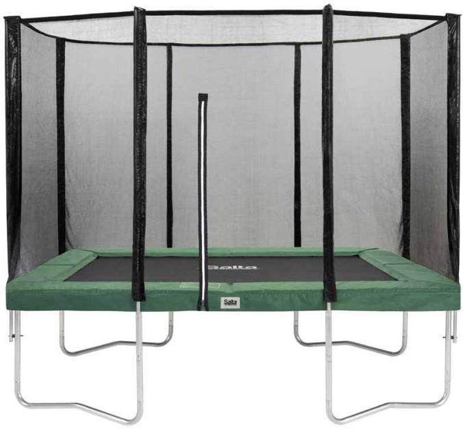 Salta Combo Trampoline Met Veiligheidsnet Rechthoekig 213 X 305 Cm Groen