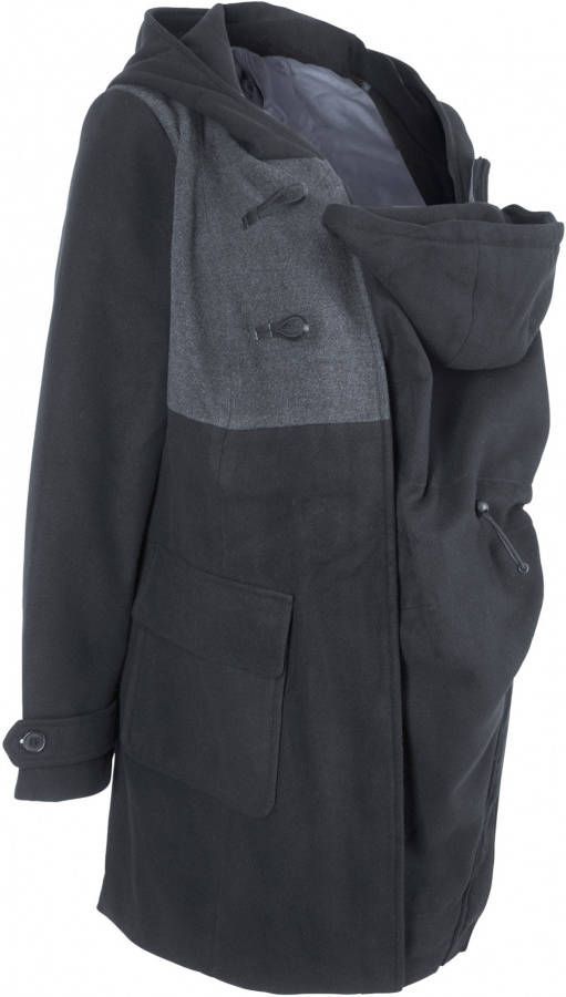 bpc bonprix collection Lange zwangerschapsjas / draagjas, zwart