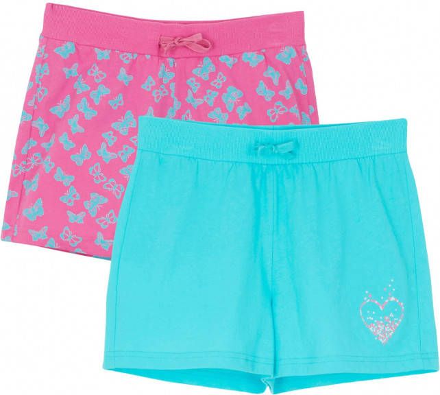 bonprix Meisjes short(set van 2)van biologisch katoen