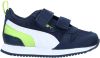 Puma R78 V Klittenband Sneaker Jongens Wit/Blauw online kopen