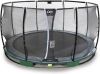 EXIT TOYS EXIT Elegant Premium inground trampoline &#xF8;366cm met Deluxe veiligheidsnet groen online kopen