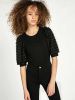 AI&KO ! Meisjes Shirt 1/2 Mouw -- Zwart Katoen/polyester/elasthan online kopen