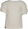 Kiezeltje ! Meisjes Shirt Korte Mouw -- Off White Polyester/polyurethaan(PU ) online kopen