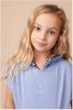 Little Miss Juliette ! Meisjes Shirt Korte Mouw -- Blauw Katoen/elasthan online kopen