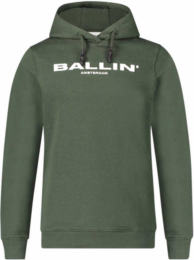 Ballin Amsterdam ! Jongens Trui Maat 128 Legergroen Katoen