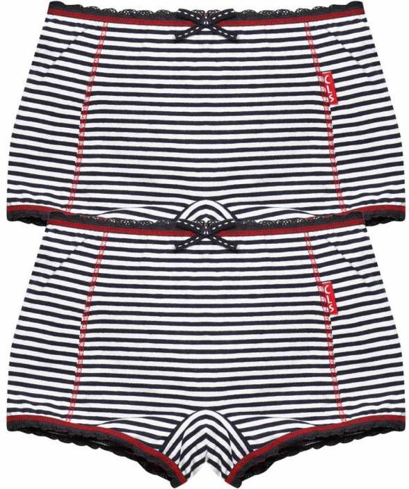 Claesens ! Meisjes 2 Pack Hipster -- Diverse Kleuren Katoen/lycra