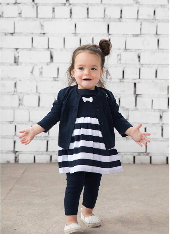 Feetje ! Meisjes Vest - Donkerblauw Katoen/elasthan