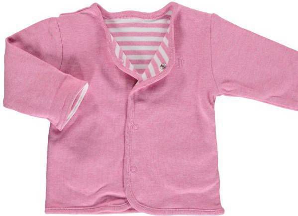 Feetje  Girl s omkeerbaar jasje roze melange Roze/lichtroze Gr.50 Meisjes