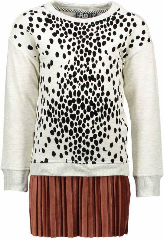 Flo ! Meisjes Tuniek Maat 104 Ecru Polyester