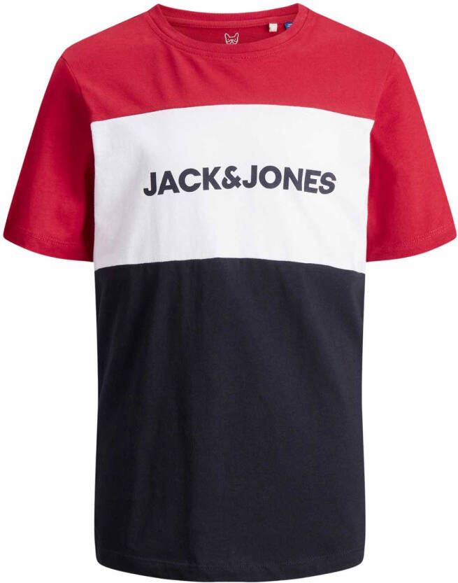 jack & jones ! Jongens Shirt Korte Mouw -- Diverse Kleuren Katoen