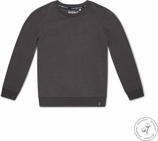 Koko Noko ! Jongens Sweater -- Grijs Katoen/elasthan