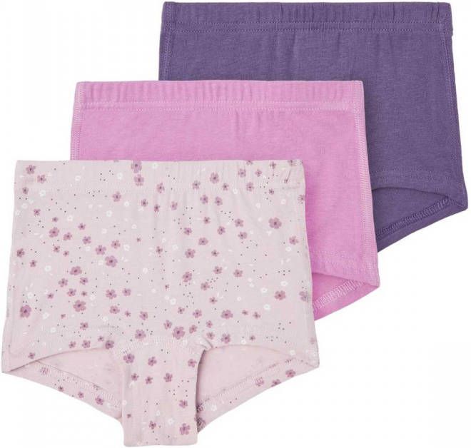 Name It Boxershort NMFTIGHTS 3P WINSOME FLOWER NOOS(set, 3 stuks, Set van 3 )