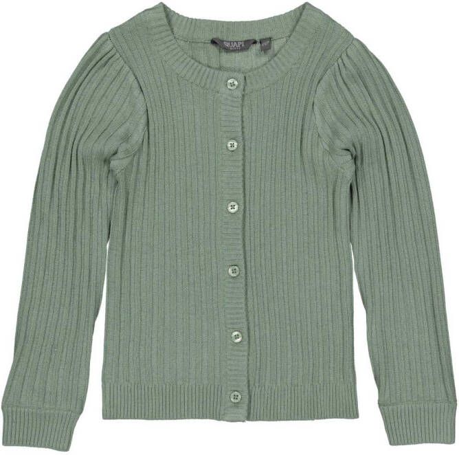 Quapi ! Meisjes Vest -- Legergroen Viscose