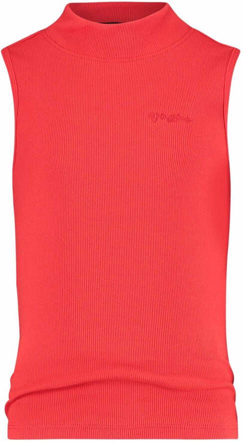 Vingino ! Meisjes Top Maat 110 Rood Katoen/elasthan