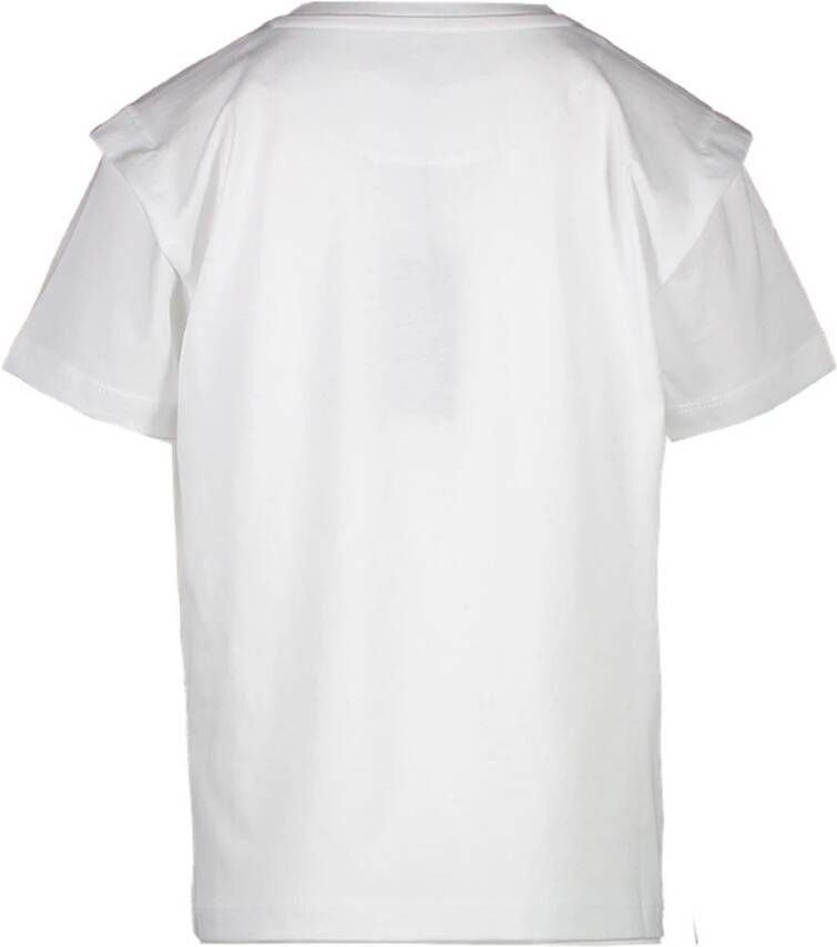 Cars T shirt Mirla met printopdruk wit