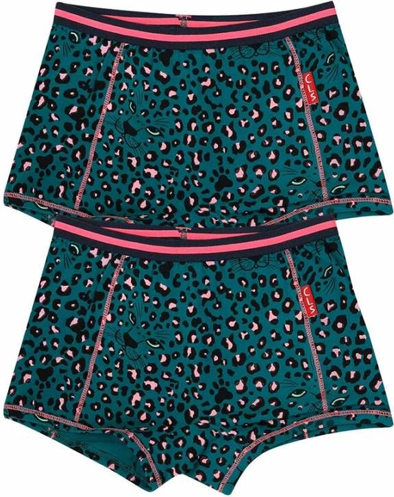 Claesen's meisjes boxer 215933 groen 2 pack