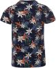 Common Heroes Navy t shirt hawaii flower voor jongens in de kleur online kopen