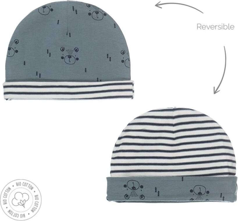 Dirkje ! Jongens Muts -- Groen Katoen/elasthan