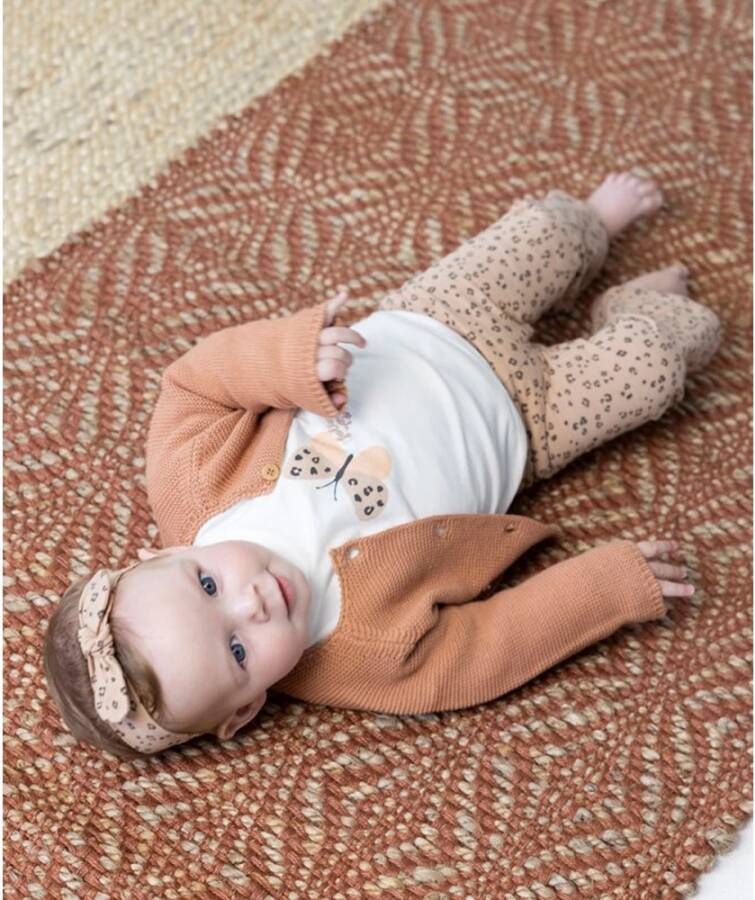 Feetje ! Meisjes Vest -- Perzik Katoen