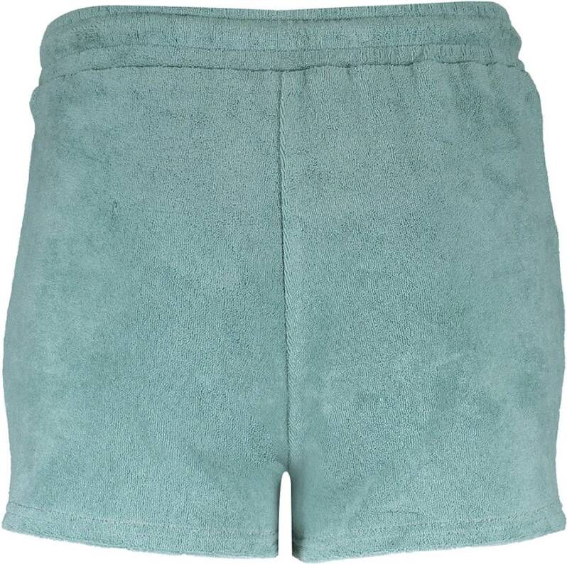 Geisha badstof regular fit short zeegroen