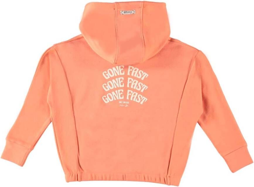 Indian Blue Jeans ! Meisjes Trui -- Zalm Katoen/polyester/elasthan