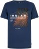 Indian Blue Jeans ! Jongens Shirt Korte Mouw -- Donkerblauw Katoen/elasthan online kopen