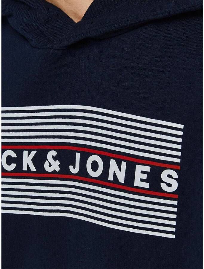 jack & jones ! Jongens Trui -- Donkerblauw Katoen/polyester
