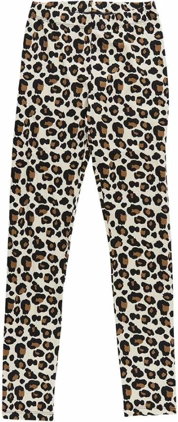 LITTLE PIECES legging LPMULIA met panterprint bruin/beige/zwart