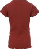 Looxs Revolution T shirt slub rib jersey henna voor meisjes in de kleur online kopen