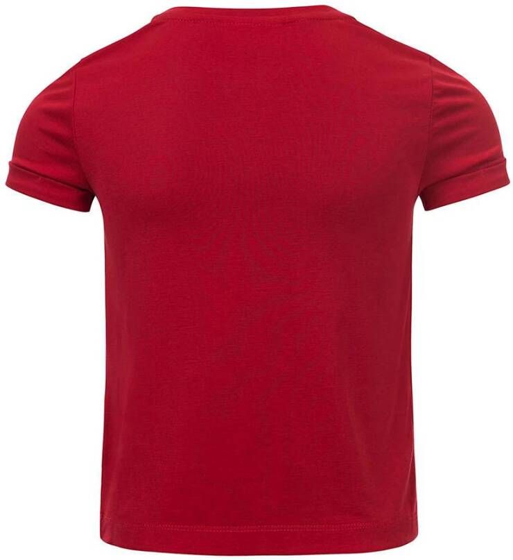 LOOXS ! Meisjes Shirt Korte Mouw Maat 128 Rood Polyester