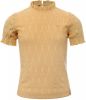 LOOXS ! Meisjes Shirt Korte Mouw -- Geel Katoen/polyester/elasthan online kopen