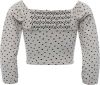 LOOXS ! Meisjes Shirt Lange Mouw -- Ecru Katoen/elasthan online kopen