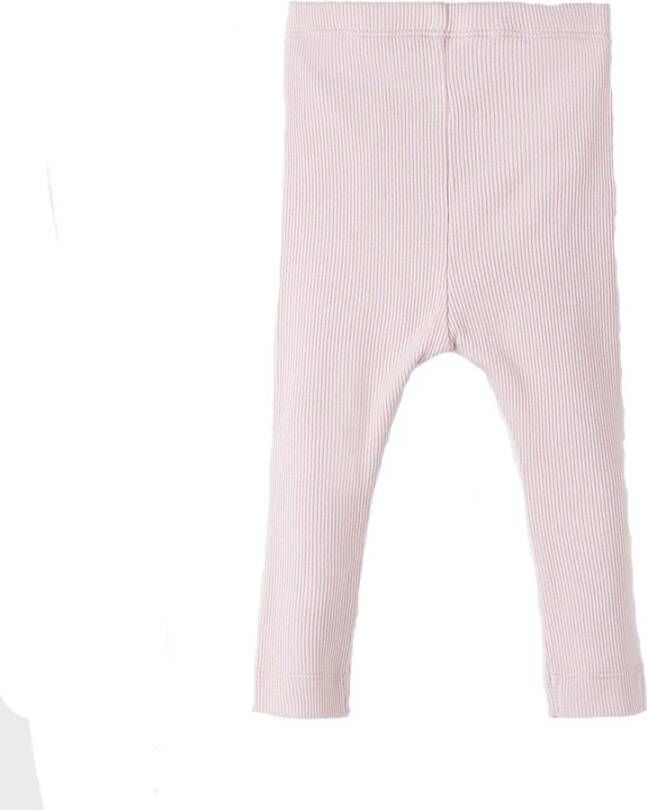 NAME IT BABY newborn baby skinny broek NBNKAB met biologisch katoen paars