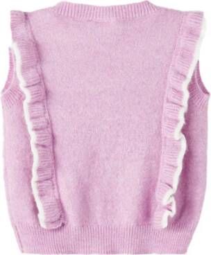 name it Gebreid gilet v hals